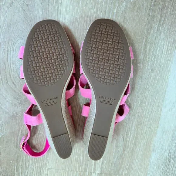 Cole Haan Women's Crystal Strappy Wedge - Size 8B - Picture 4 of 6